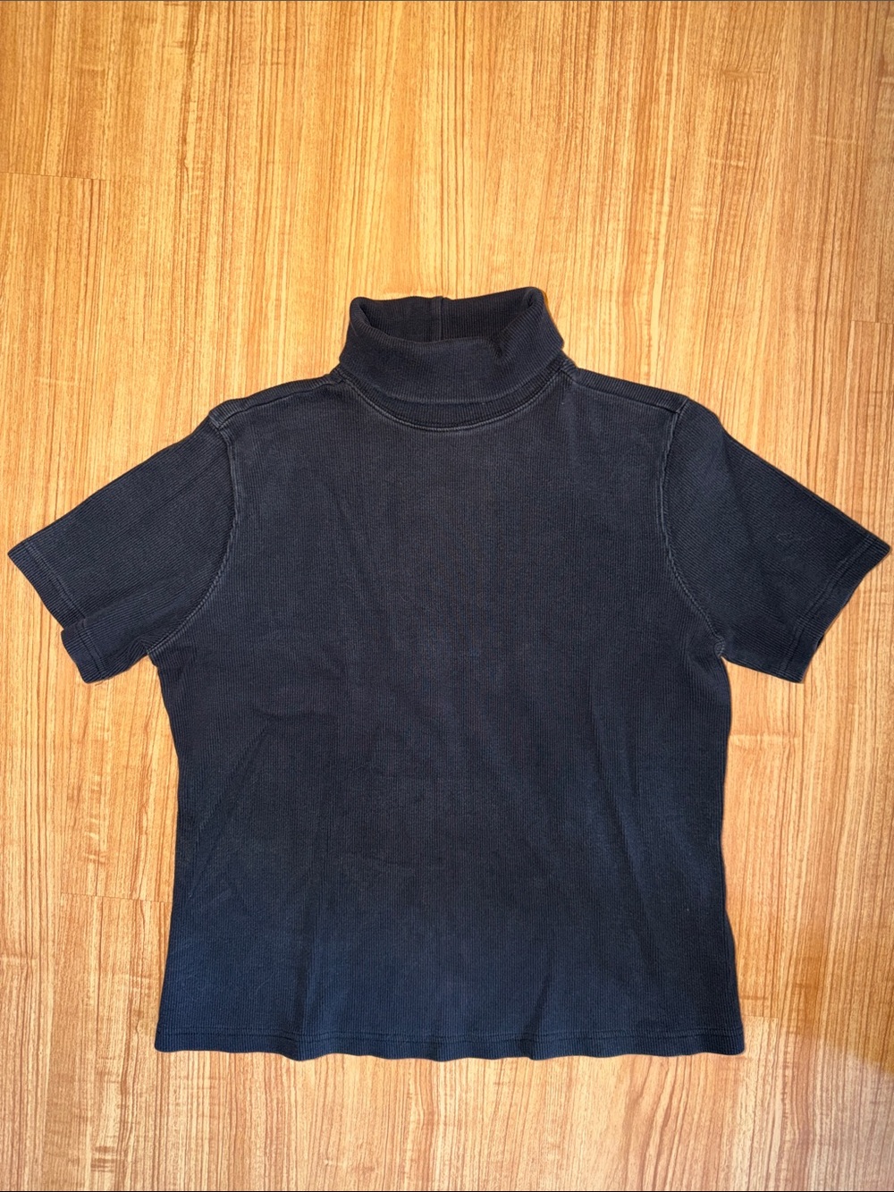 High Sierra Ribbed Turtleneck Top Black